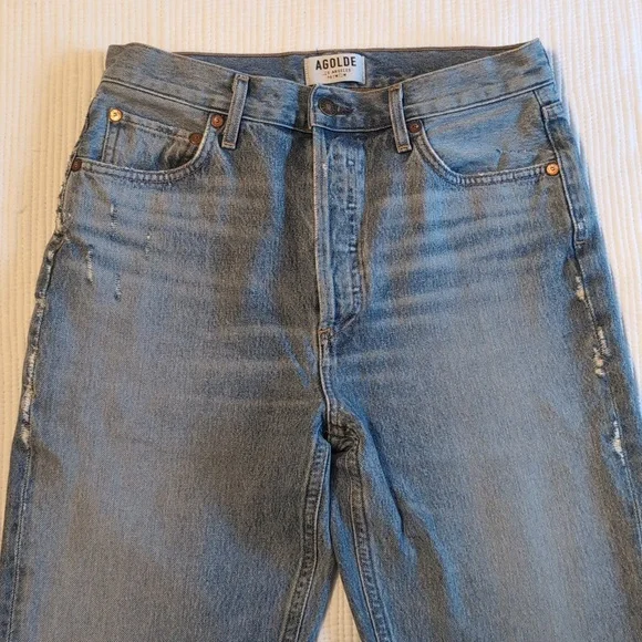 AGOLDE Riley SZ28 High Rise Straight Crop - Picture 9 of 12